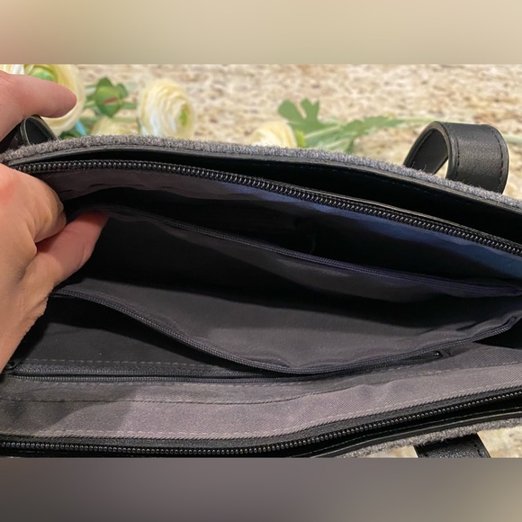 🌟 Kate Spade Tweed Tote bag briefcase - Picture 14 of 16